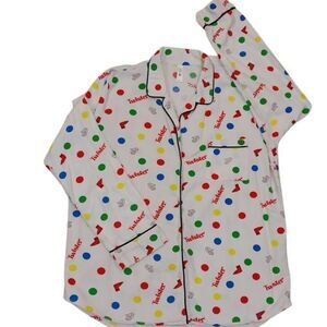 Women's GapBody Twister "flannel type" pajama set. Fun sleep wear! Size Medium